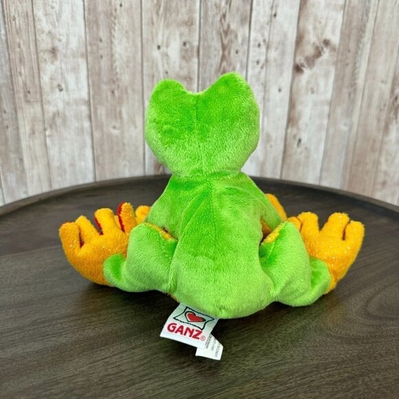 Ganz Webkinz Lil' Kinz Tree Frog Plush Stuffed Toy Animal Multicolor Small - Picture 4 of 12